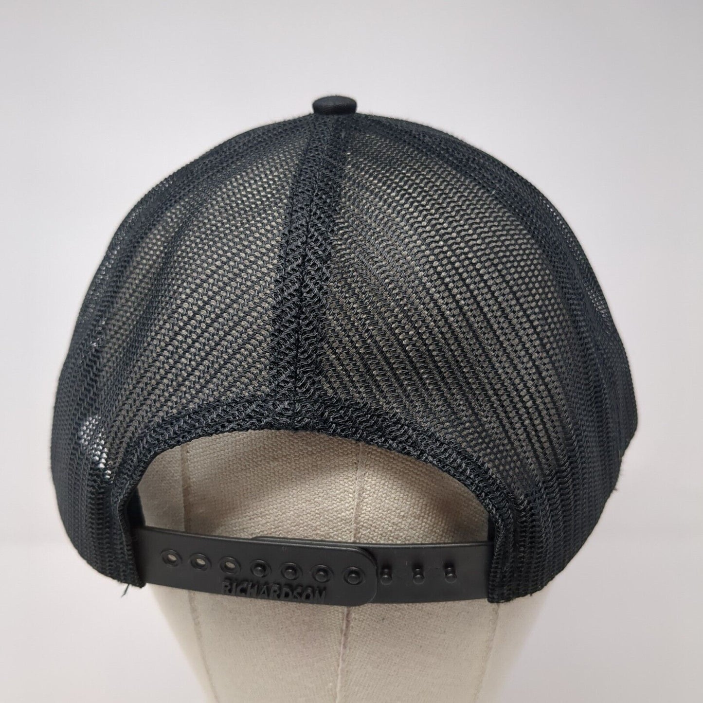 HDC Snapback Mesh Back Trucker Hat Black XL Adjustable Richardson