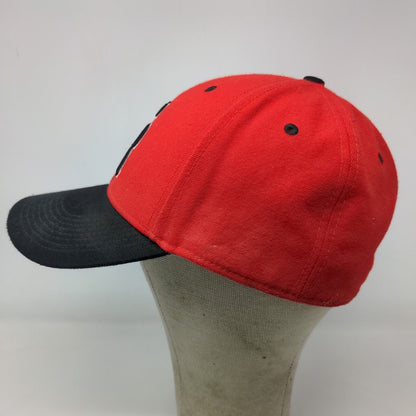 Nike Legacy91 Dri Fit Men's Fitted Hat Red Black Size 7 1/4 Embroidered CR Logo