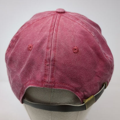 Lead Shot Red Baseball Cap OS NCAA 2001 National Champions Montana Hat Vintage