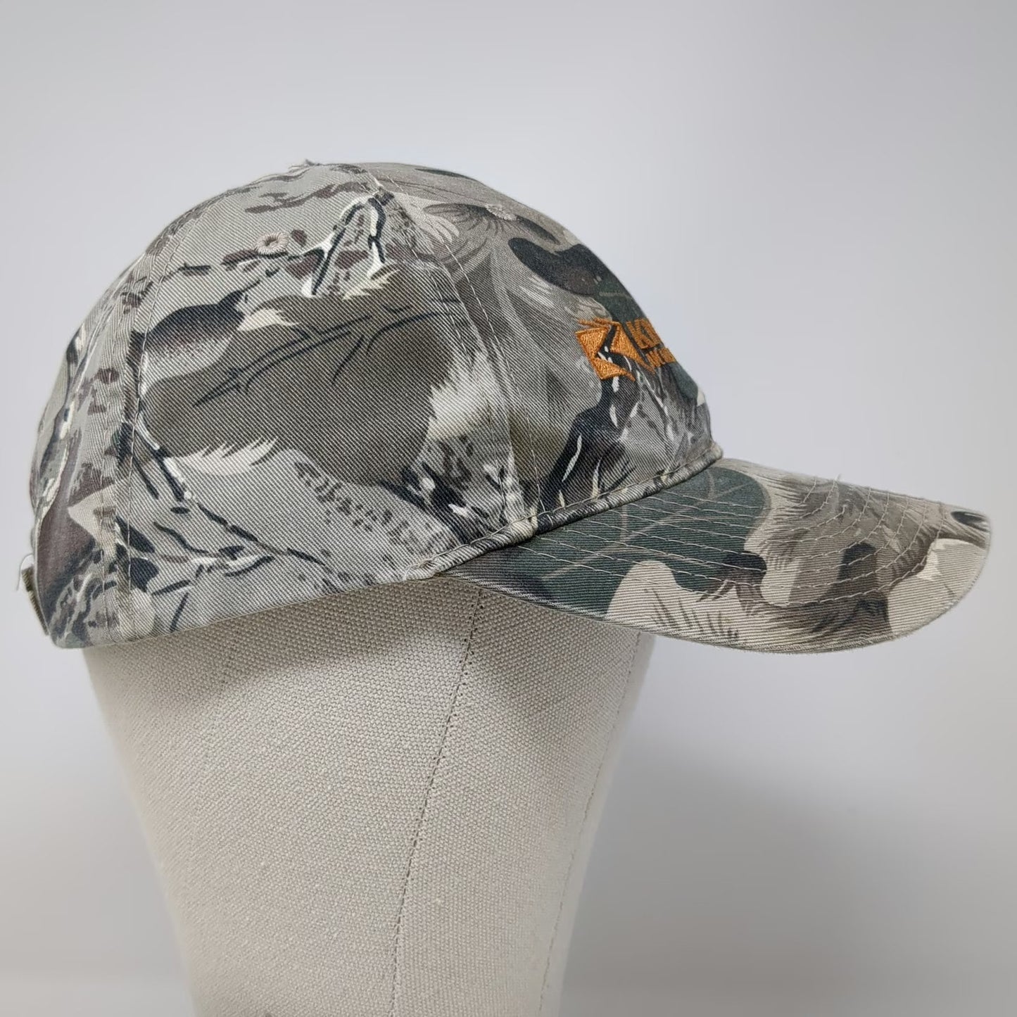 Otto Baseball Cap Green One Size Knife River Camo Embroidered Strapback Hat