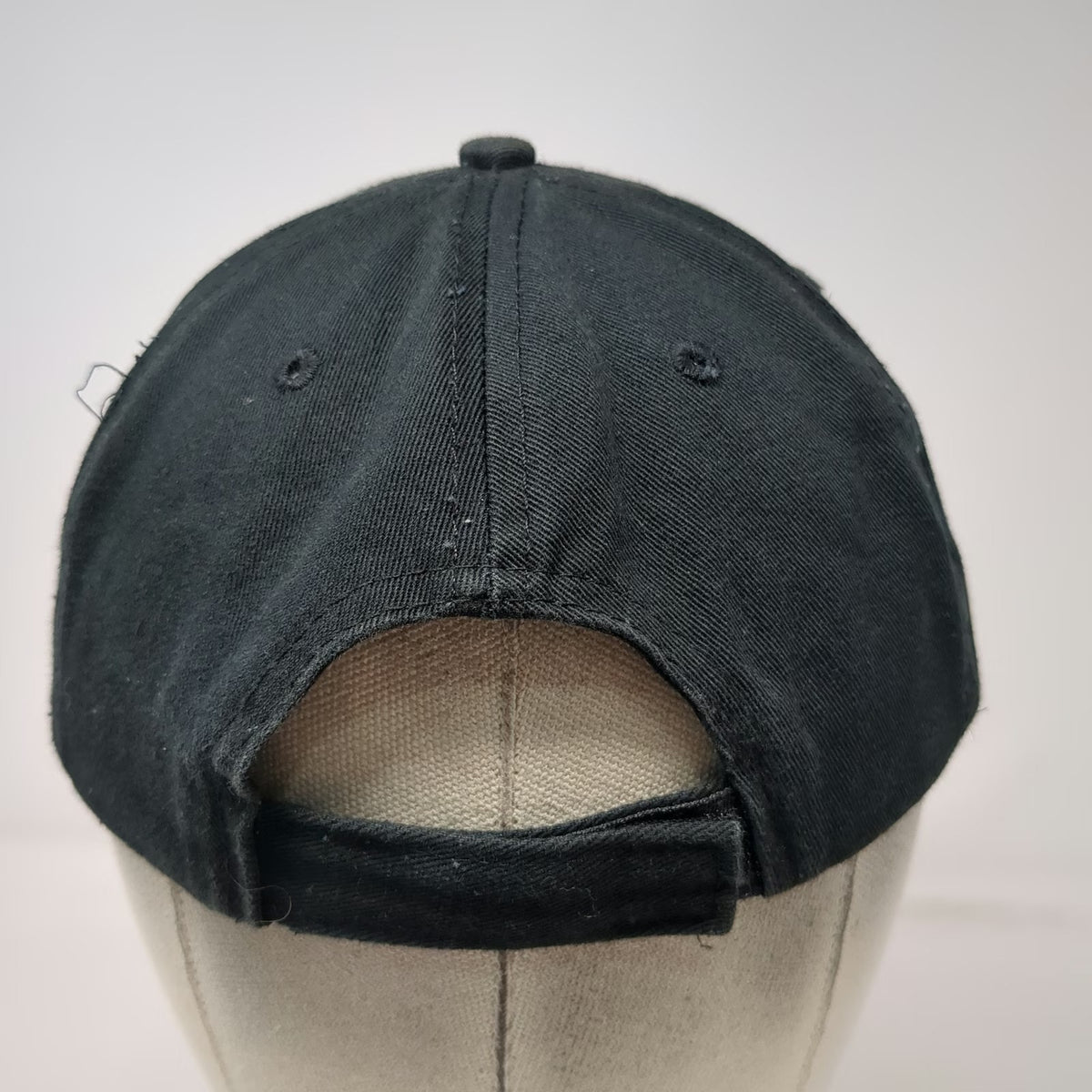 DARE Baseball Cap Black One Size Strapback Embroidered Red Logo Cotton Hat