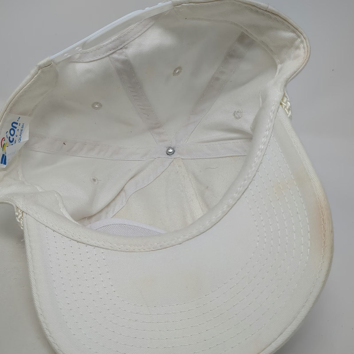 Falcon 5 Panel White One Size Rope Snapback Mid-Kansas Radio McPherson Hat