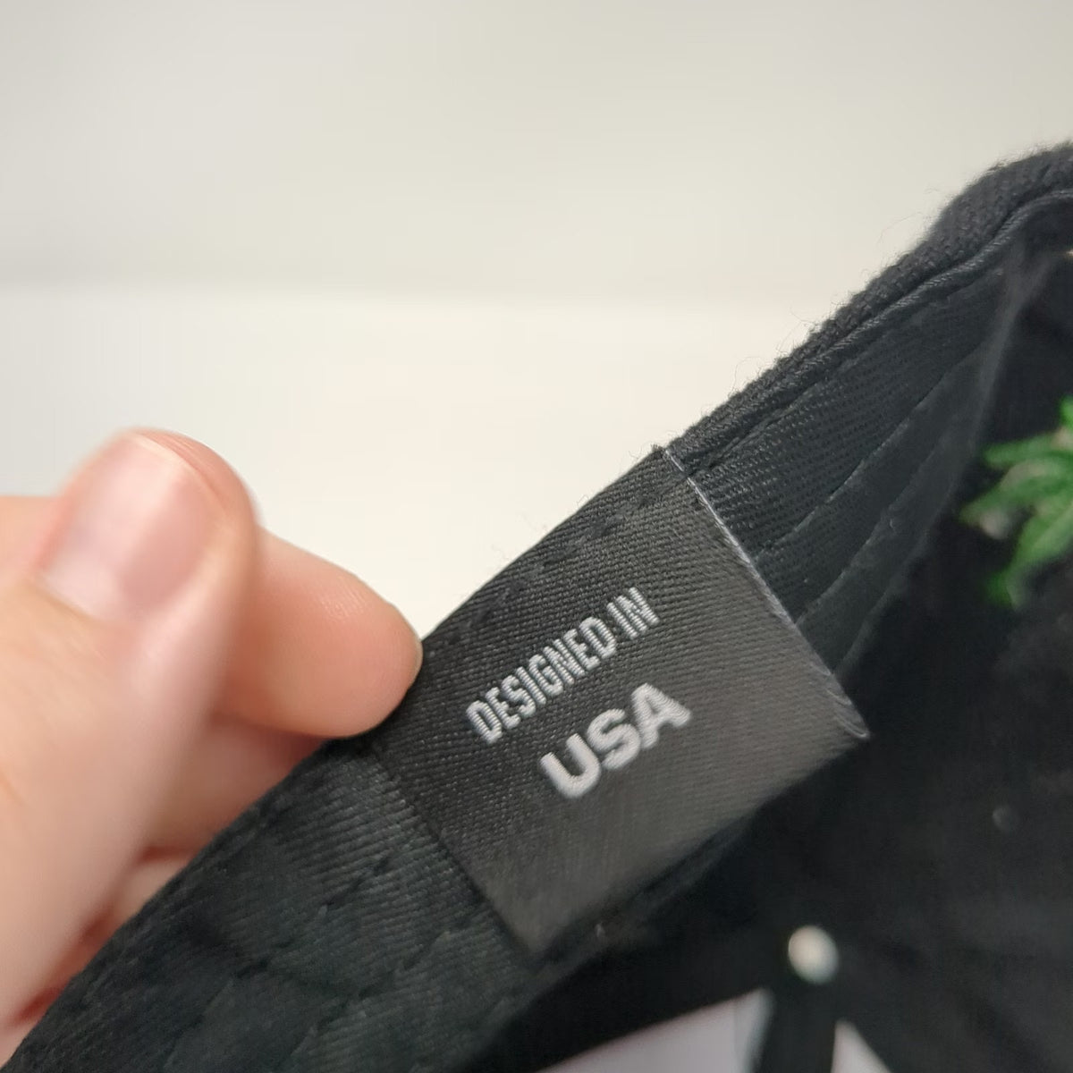 Snapback Black Green Camo Hat One Size High Life Marijuana Leaf 3D Embroidery