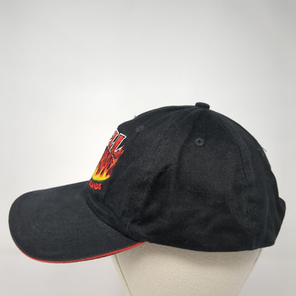 Hell Cayman Islands Slideback Hat Black One Size Adjustable Embroidered Cotton