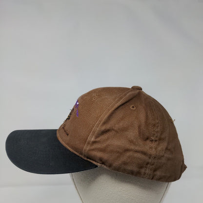ACHD Committed To Service Strapback Hat Brown One Size Colorblock