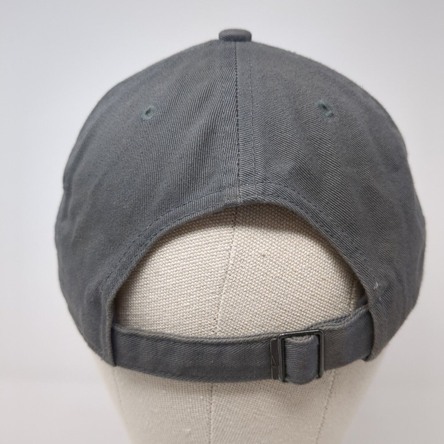 Nike Slideback Hat Gray One Size Adjustable Embroidered Heriatge86 Cotton