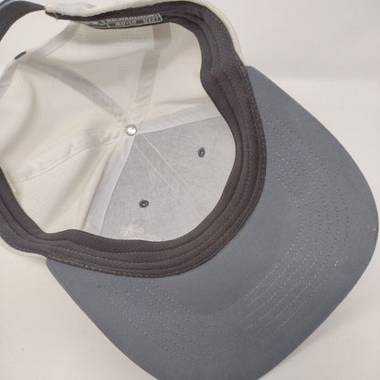 Richardson Strapback Hat Gray M/L Adjustable Embroidered Colorblock