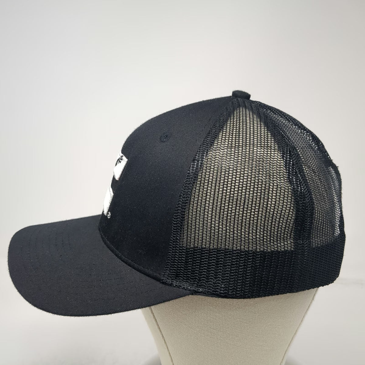 Cummins Trucker Hat Black One Size Mesh Back Structured Embroidered Snapback