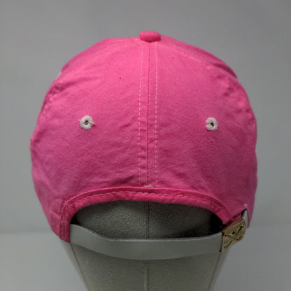 Hilleshog Mono-hy Slideback Hat Pink OSFA Adjustable Embroidered 6 Panel Rope