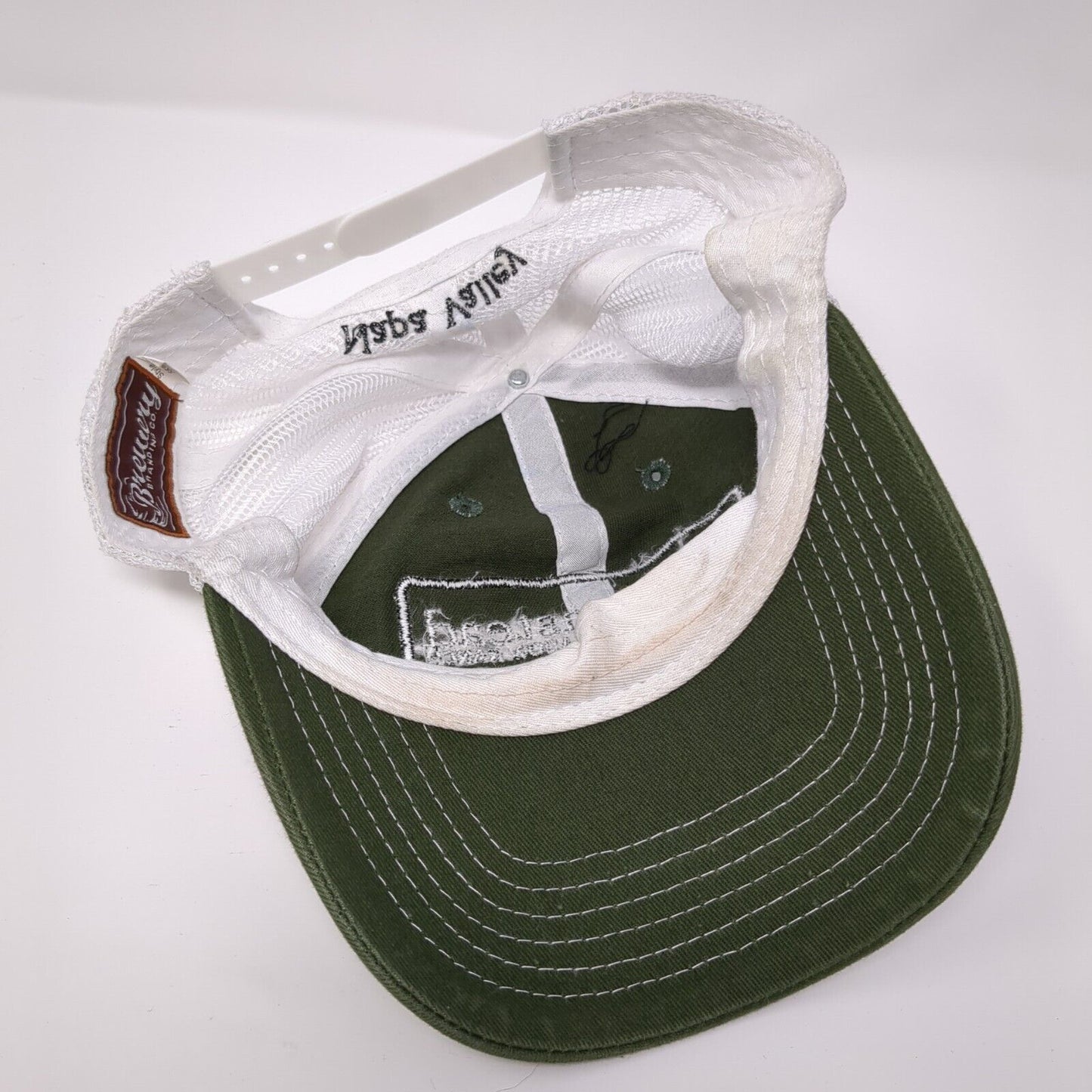 Farmstead Long Meadow Ranch Napa Valley Strapback Hat Green OSFA Mesh Brewery