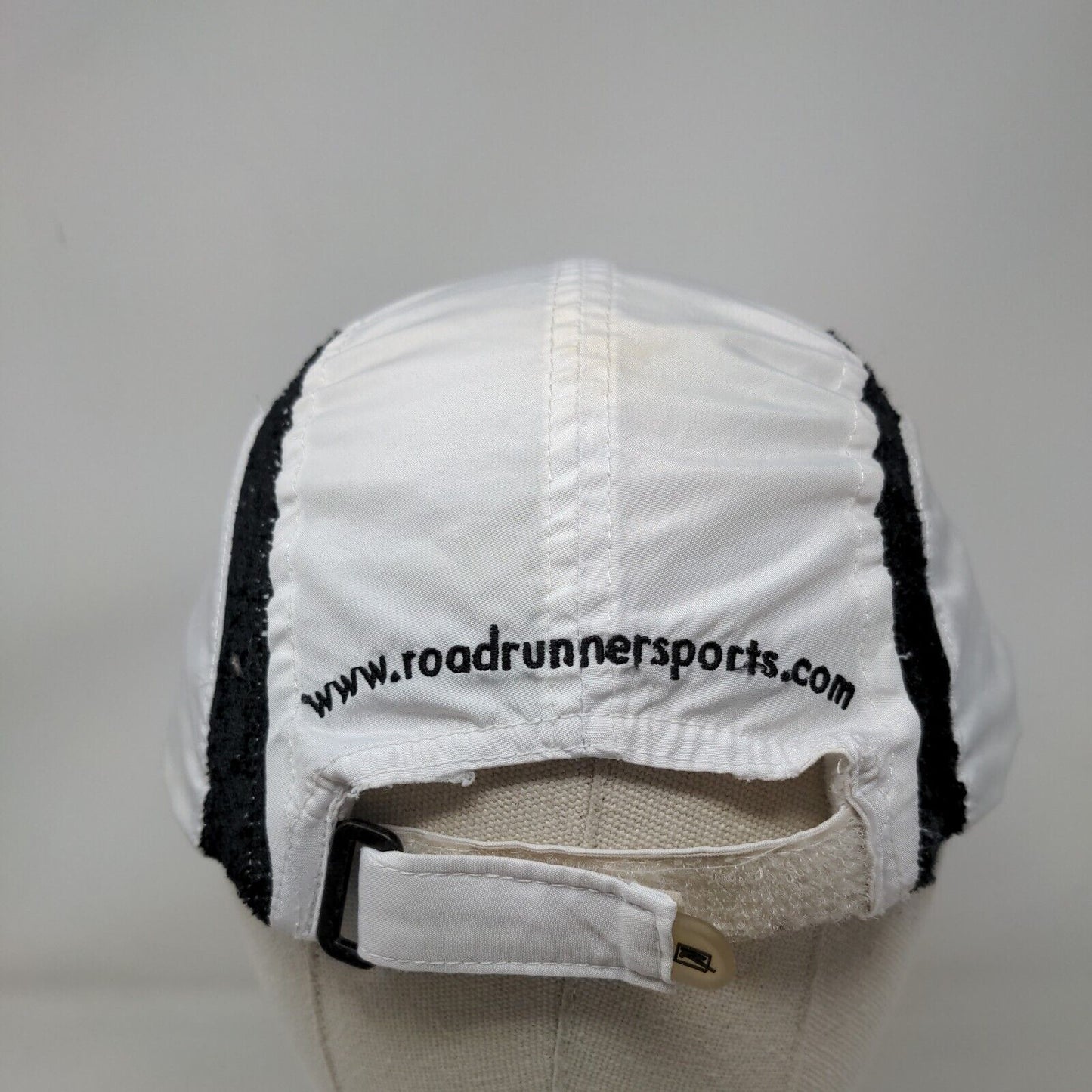 Road Runner Sports Strapback Hat White One Size Embroiodered Adjustable