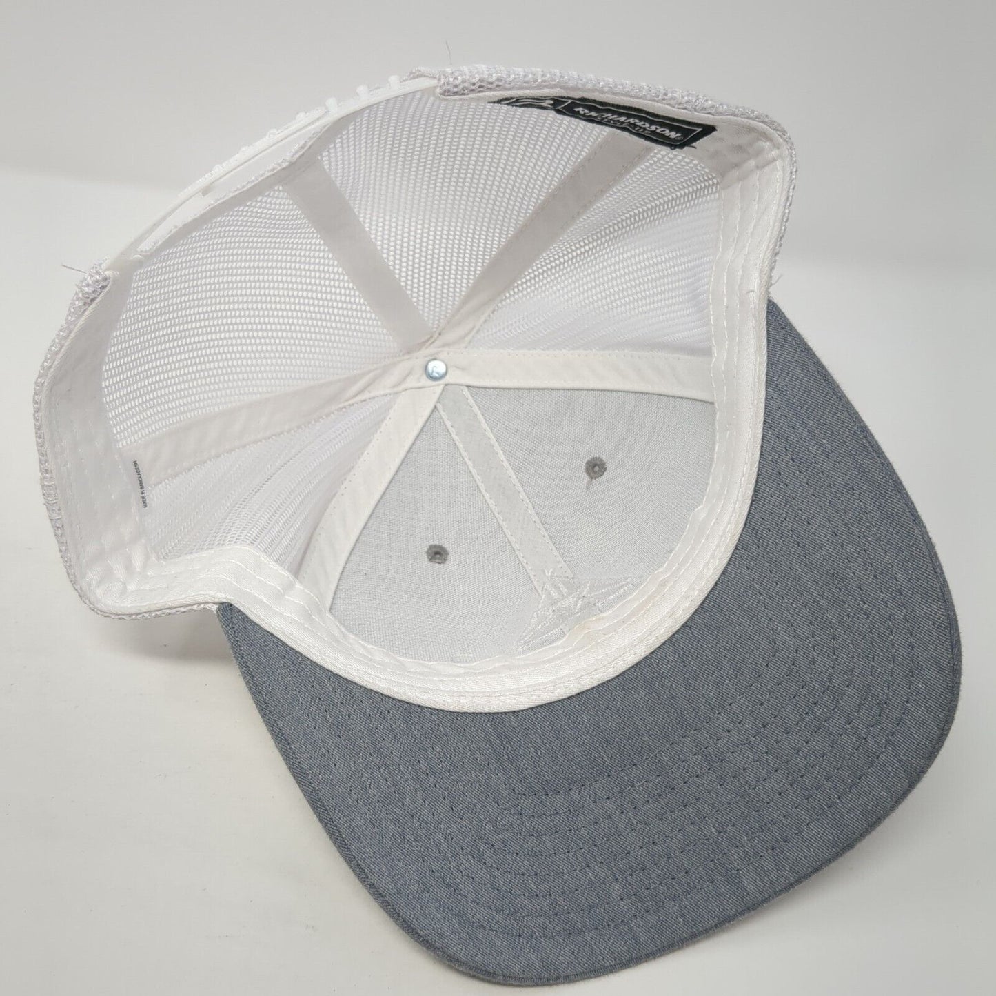 Marshall Industries Snapback Mesh Back Trucker Hat Gray One Size Adjustable