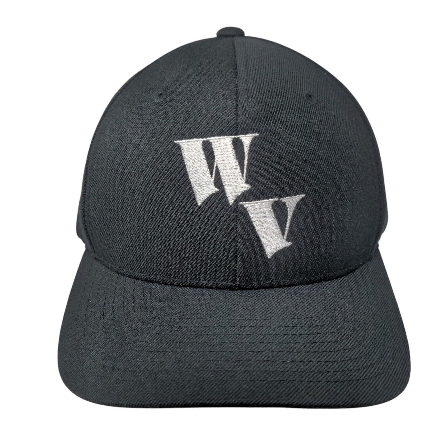 WV Adult Strapback Hat Black One Size Adjustable Pro Model Pacific Headwear