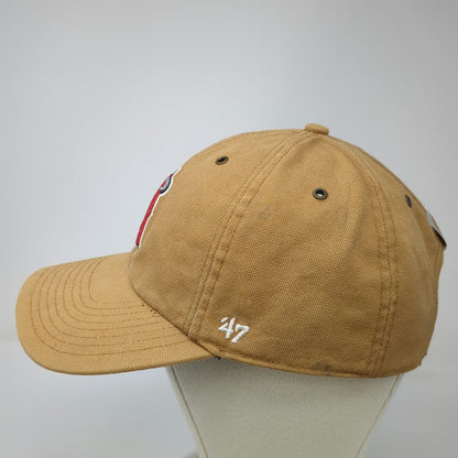 Los Angeles Angels MLB Carhartt '47 Baseball Cap Brown One Size Slideback Hat