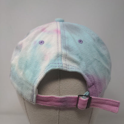 Cedar Key Florida 1869 Slideback Hat Multi One Size Embroidered Tie Dye