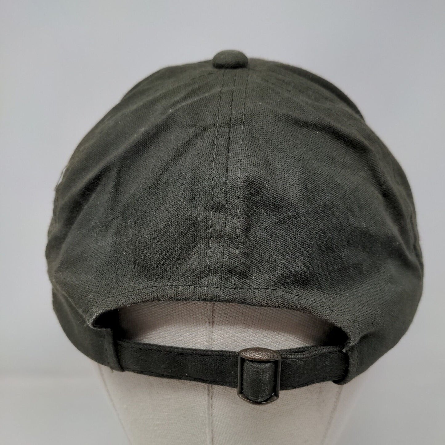 Signatures Slideback Hat Green OSFA Adjustable Solid Vent Holes Blank