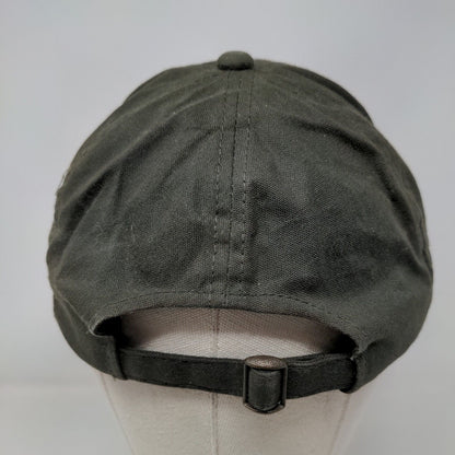 Signatures Slideback Hat Green OSFA Adjustable Solid Vent Holes Blank