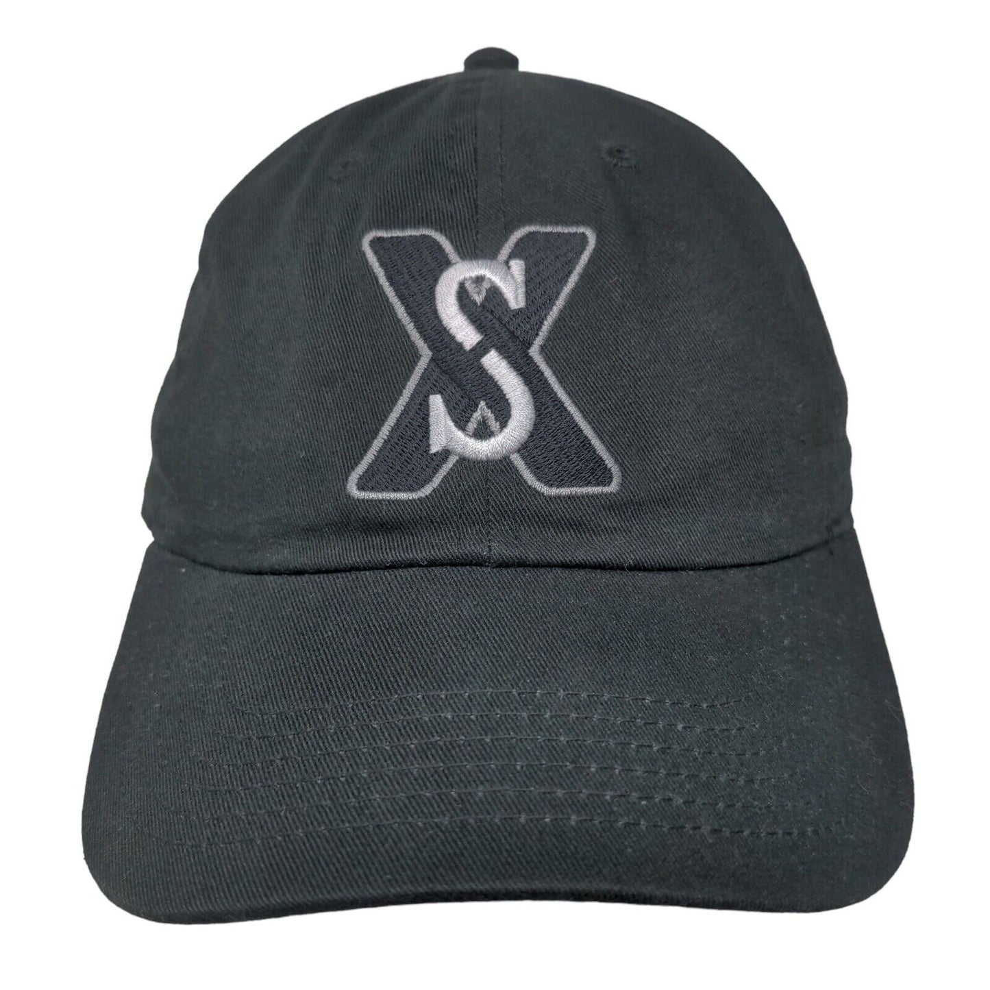 Suforia Slideback Hat Black OSFA Embroidered Logo Adjustable Newhattan