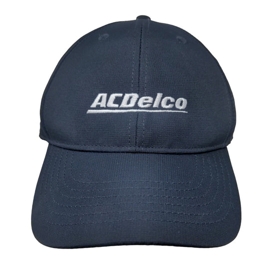 AC Delco Men's Strapback Hat Blue Size Adult Embroidered Logo