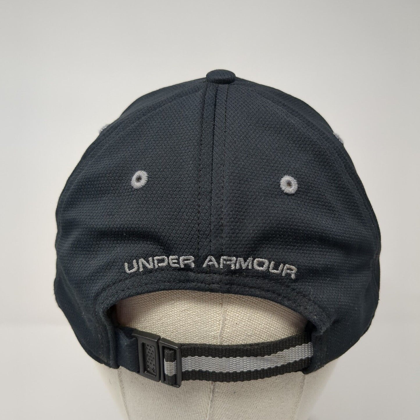 Under Armour HeatGear Strapback Hat Black One Size Adjustable 6 Panel
