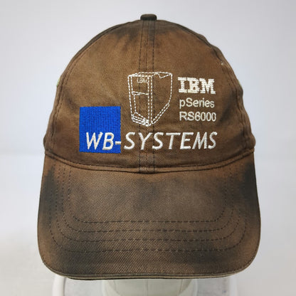 KC Baseball Cap Black One Size IBM pSeries RS6000 WB-SYSTEMS Slideback Tech Hat