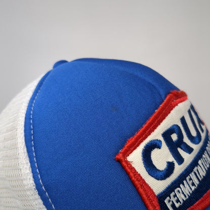 Crux Fermentation Project Snapback Trucker Hat Blue One Size Cobra