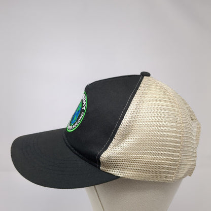 Worthy Earth First Beer Second Snapback Trucker Hat Black One Size