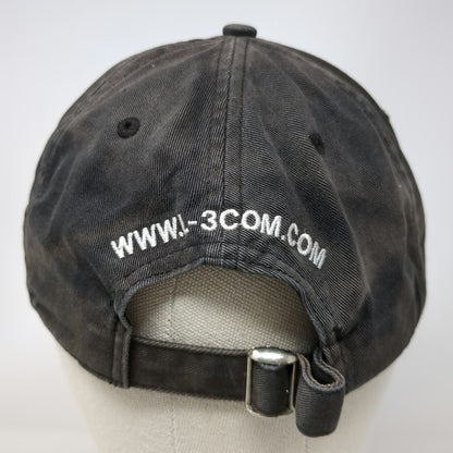 L-3 Communications Logo Gray Baseball Cap One Size Slideback Corporate Hat Tech