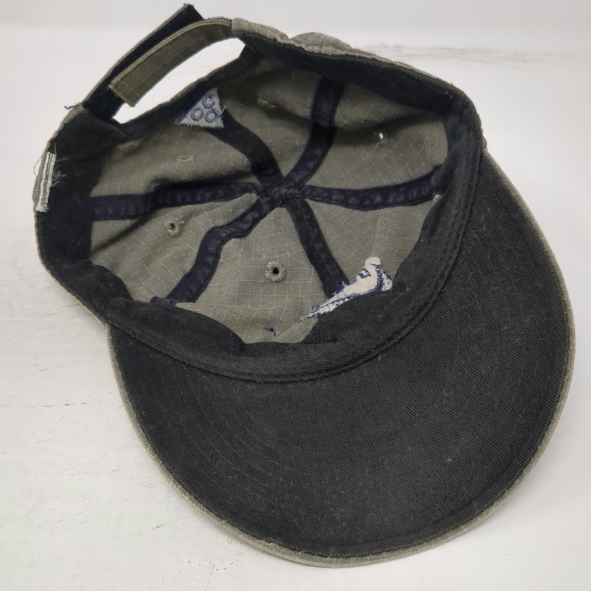 Nike Baseball Cap Green ACG All Conditions Gear Hat Strapback Swoosh Vintage