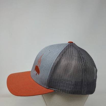 Richardson Snapback Trucker Hat Multicolor One Size Embroidered Mesh Back