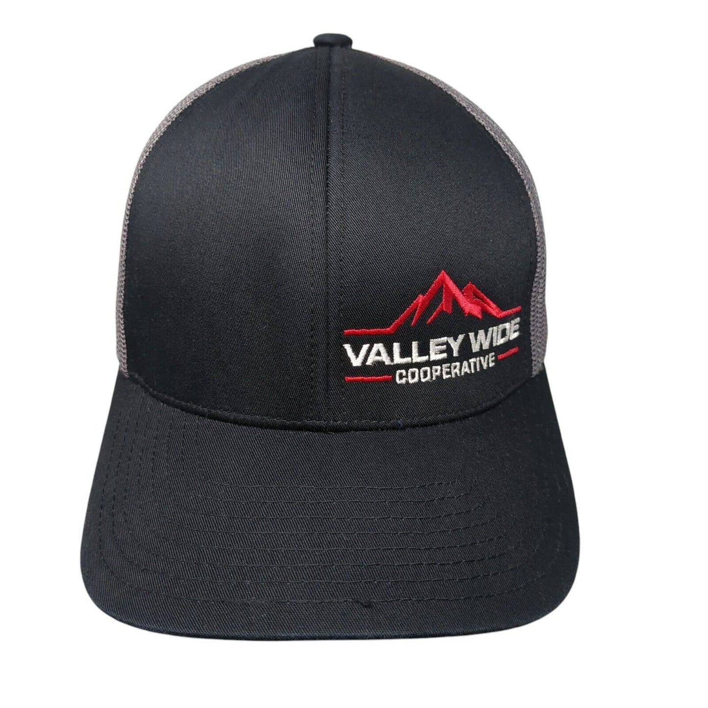 Valley Wide Cooperative Snapback Trucker Hat Black OSFA Colorblock