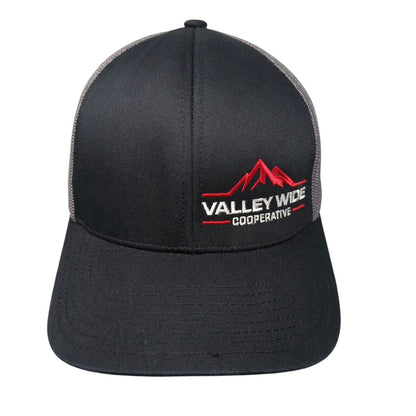 Valley Wide Cooperative Snapback Trucker Hat Black OSFA Colorblock
