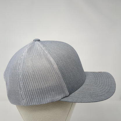 Teens 2 Trades Snapback Cruz Trucker Hat Heather Gray One Size Mesh Back