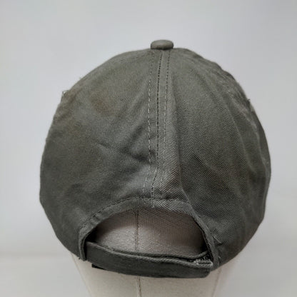 Percy Lewis Stables Horse Strapback Hat Brown OSFM Embroidered 6 Panel