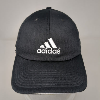 Adidas Slideback Hat Black OSFA Embroidered Adjustable 3 Stripes
