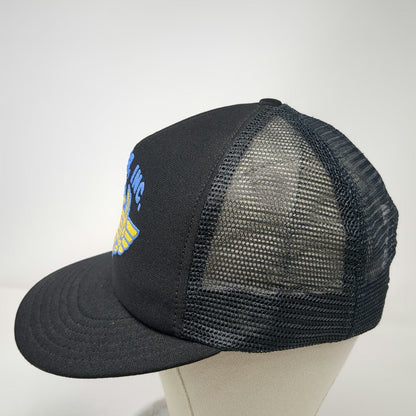 Paramount Brewer Inc Trucker Hat Black One Size Mesh Back Snapback USA Eagle