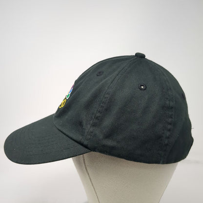 Team Apparel Baseball Cap Black One Size NBC Peacock Olympic Rings Slideback Hat