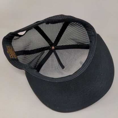 The Classics Yupoong Snapback Trucker Hat Camo One Size Mesh Back