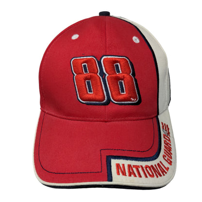 National Guard Men's Strapback Hat Red #88 Embroidered Dale Jr. Logo