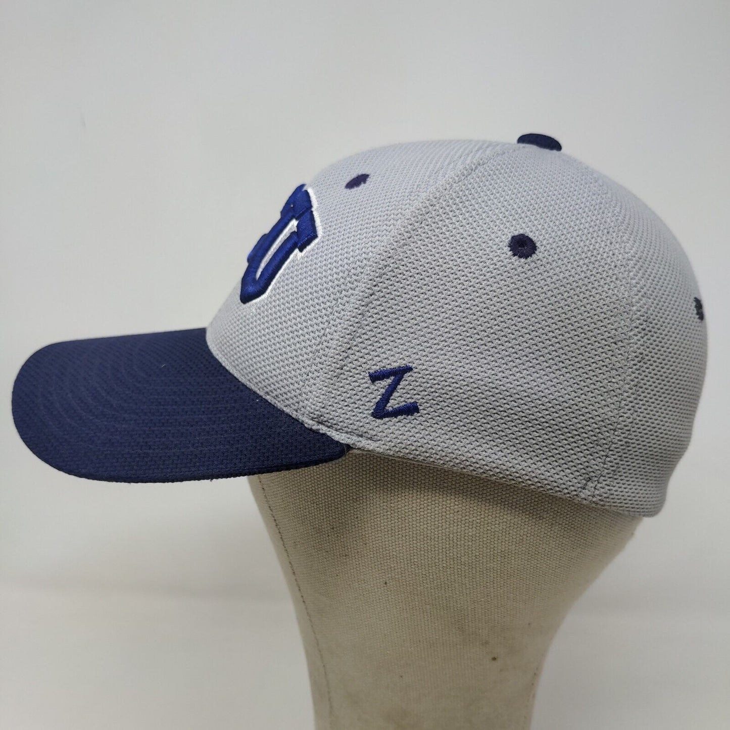 Zephyr Z Fit Men's Hat Gray Blue Size S TCU Horned Frogs Texas Christian