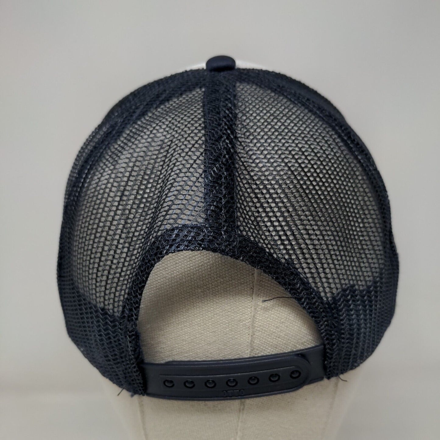 2024 Senior Snapback Trucker Hat Blue OSFM Adjustable Mesh Back Rope Otto