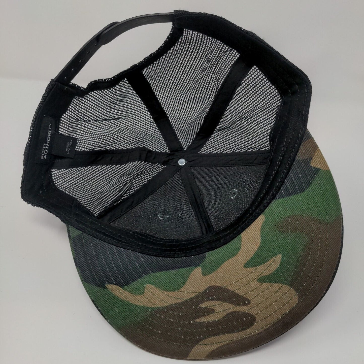 Ponderosa Park Run '23 Snapback Trucker Hat Camouflage OSFA Mesh Back