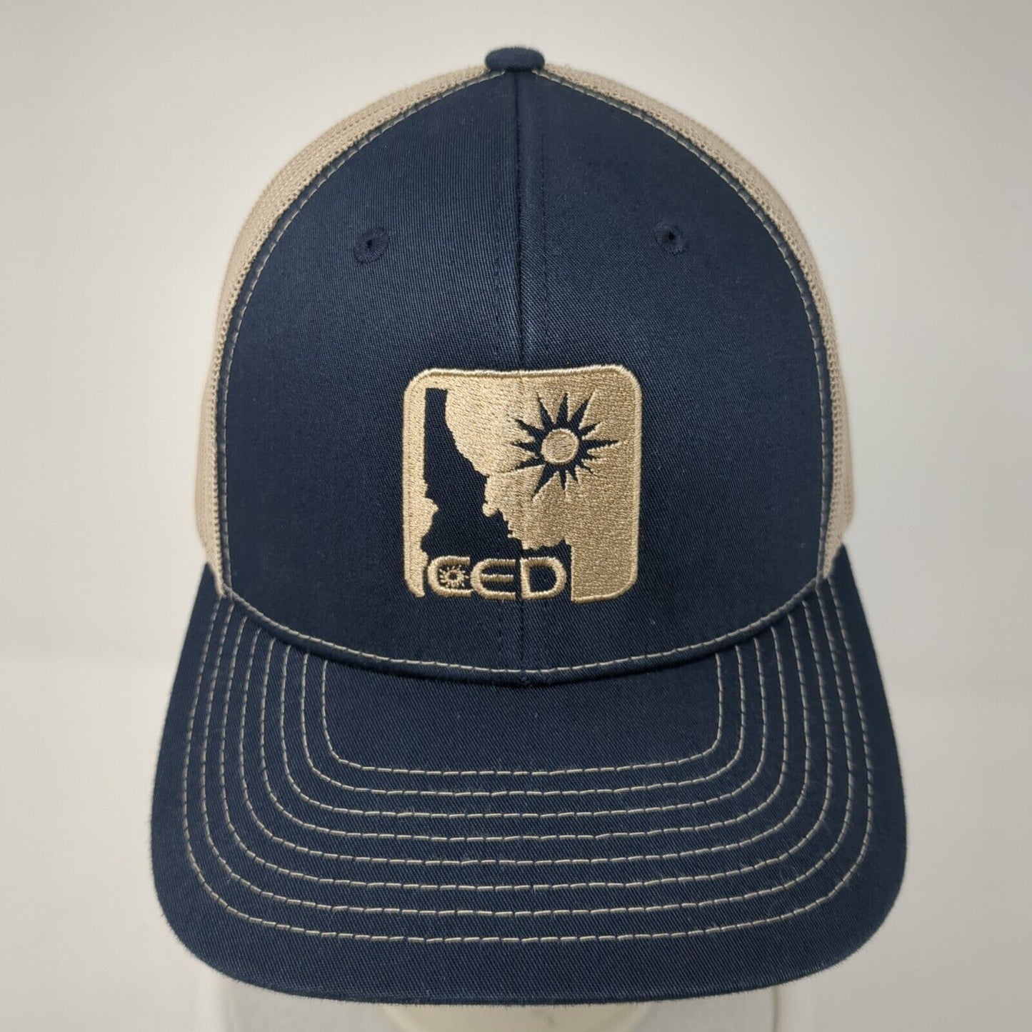 CED Boise Snapback Mesh Back Trucker Hat Multi One Size Richardson