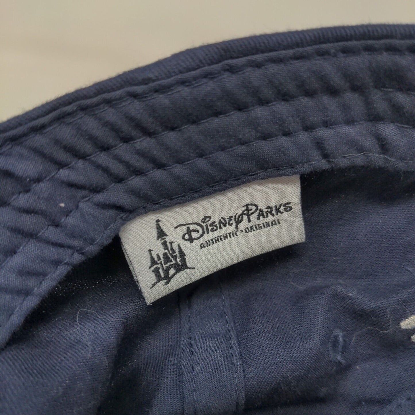 Disney Parks Men's Slideback Hat Blue Vacation Club Member Embroidered Logo