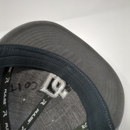 DC Fitted Hat Gray XS-S Flexfit Embroidered 6 Panel PTS20 Pulse Richardson