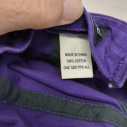 Titleist Baseball Cap Purple White One Size Adjustable Strapback Script Logo Hat