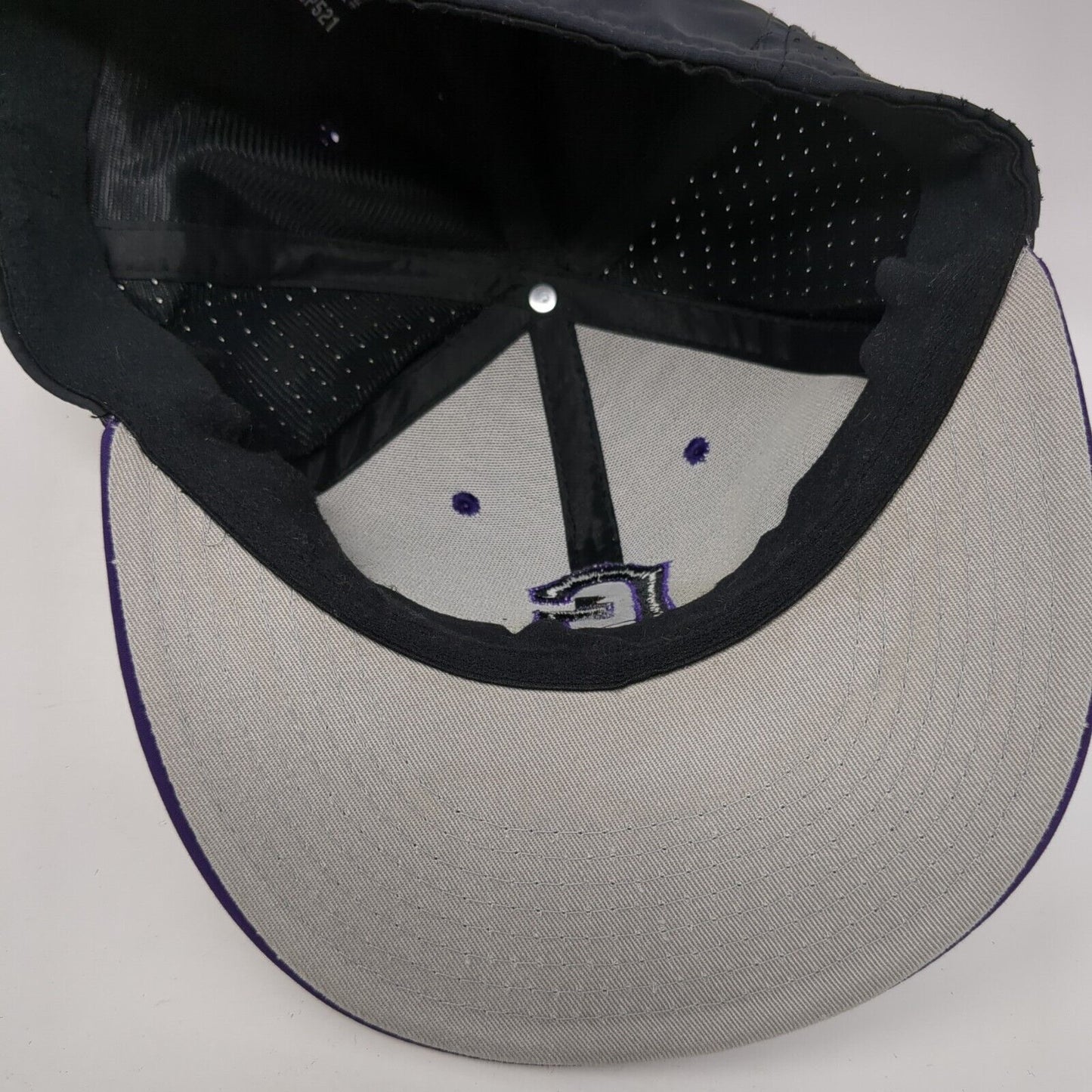 G Fitted Hat Multicolor Large Embroidered Vented Holes 6 Panel The Game Pro