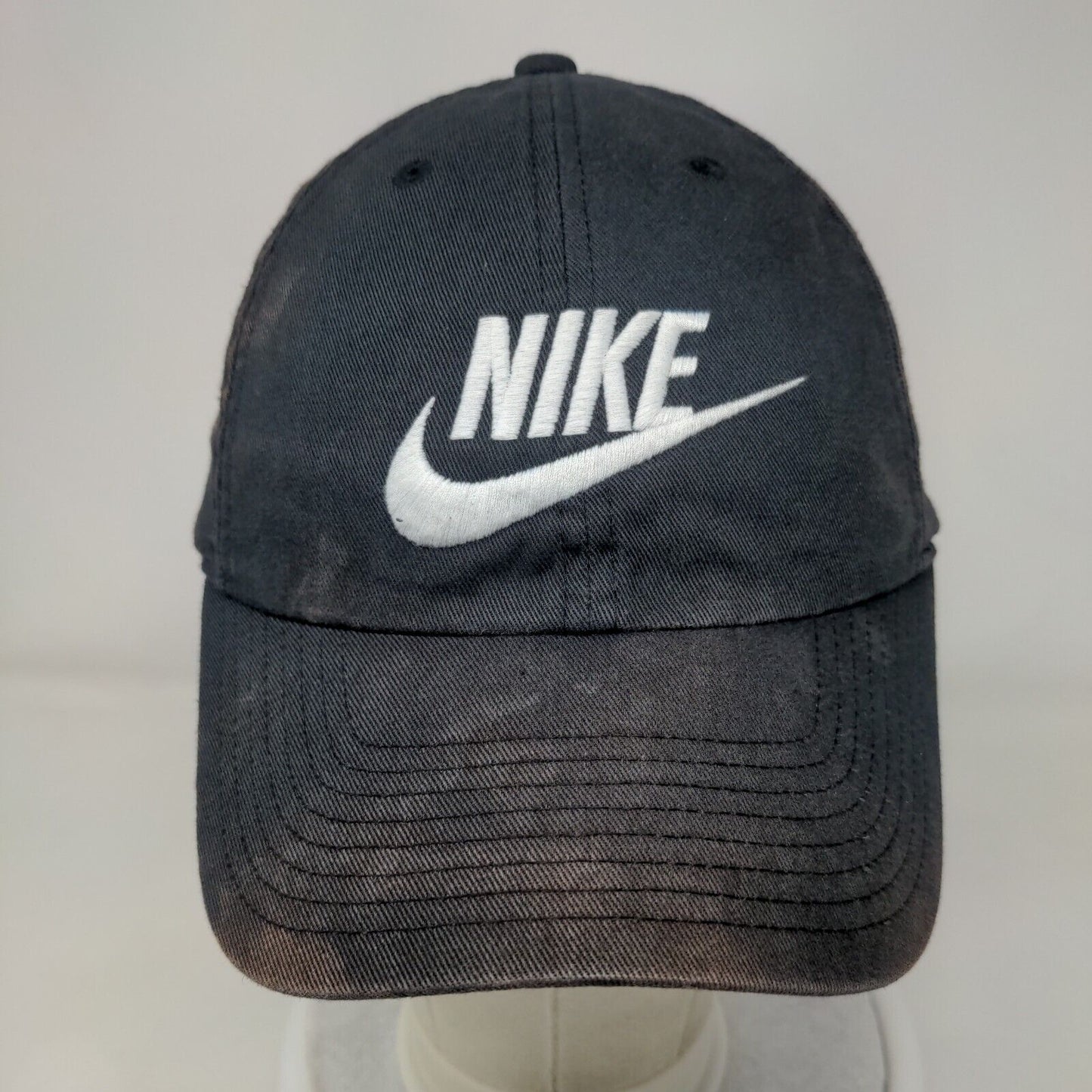 Nike Slideback Hat Blue OSFM Adjustable Embroidered Swoosh Heritage86 6 Panel
