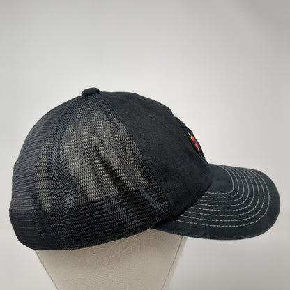 Hooey Snapback Trucker Hat Black One Size Adjustable Embroidered Mesh Back