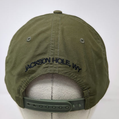 You Know. 5 Panel Green Hat One Size Jackson Hole WY Mountain Rope Snapback